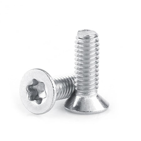Newport Fasteners 1/4"-20 x 3/4 in Torx Flat Machine Screw, Plain 18-8 Stainless Steel, 500 PK 540324-PR-500